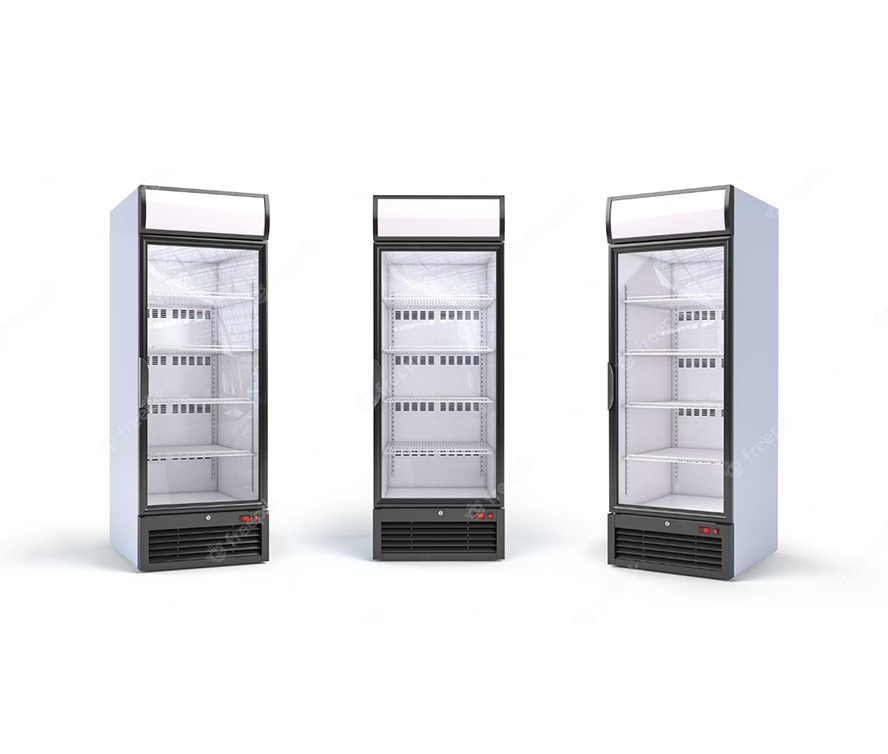  300L cooler and hinge glass door cooler